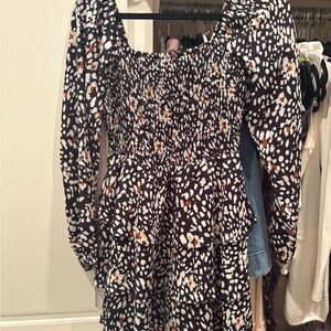 Buddy Love Black and White Patterned Dress